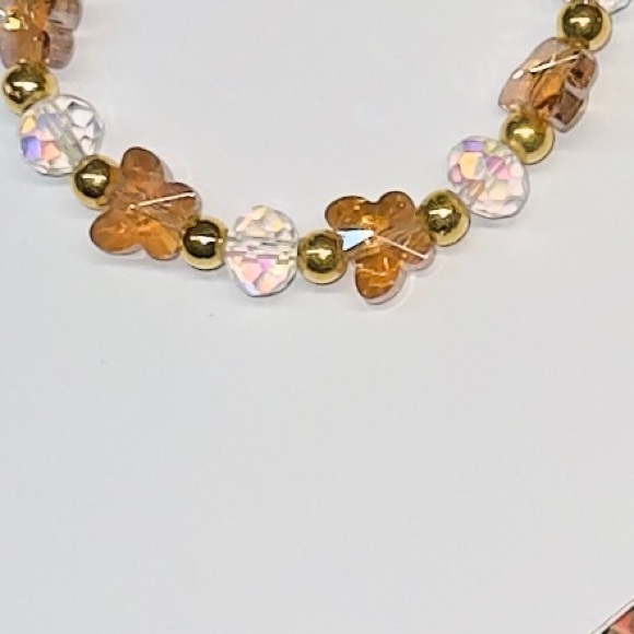 NEW STRETCH CRYSTAL Glass Bead Bracelet - Picture 4 of 8